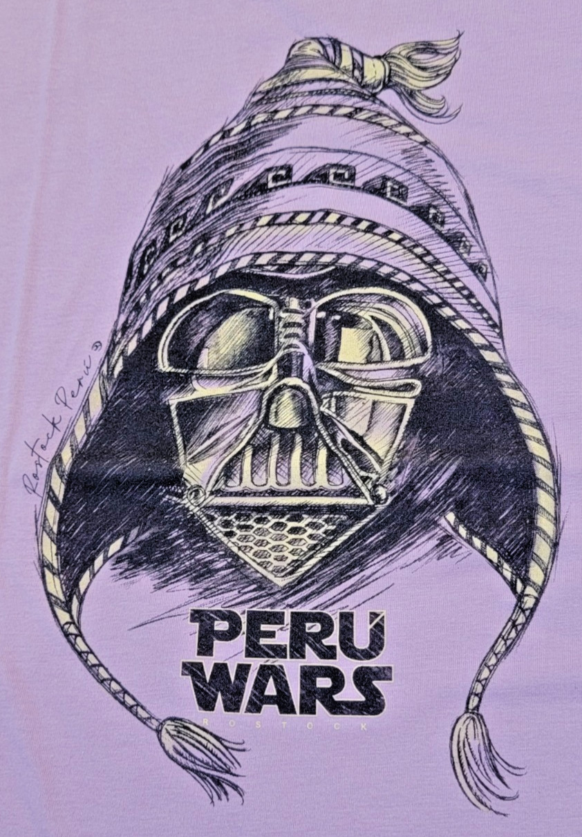 Peruvian Design T Shirt Unisex Size S *** Chullo - Andean Knitted Design gallery