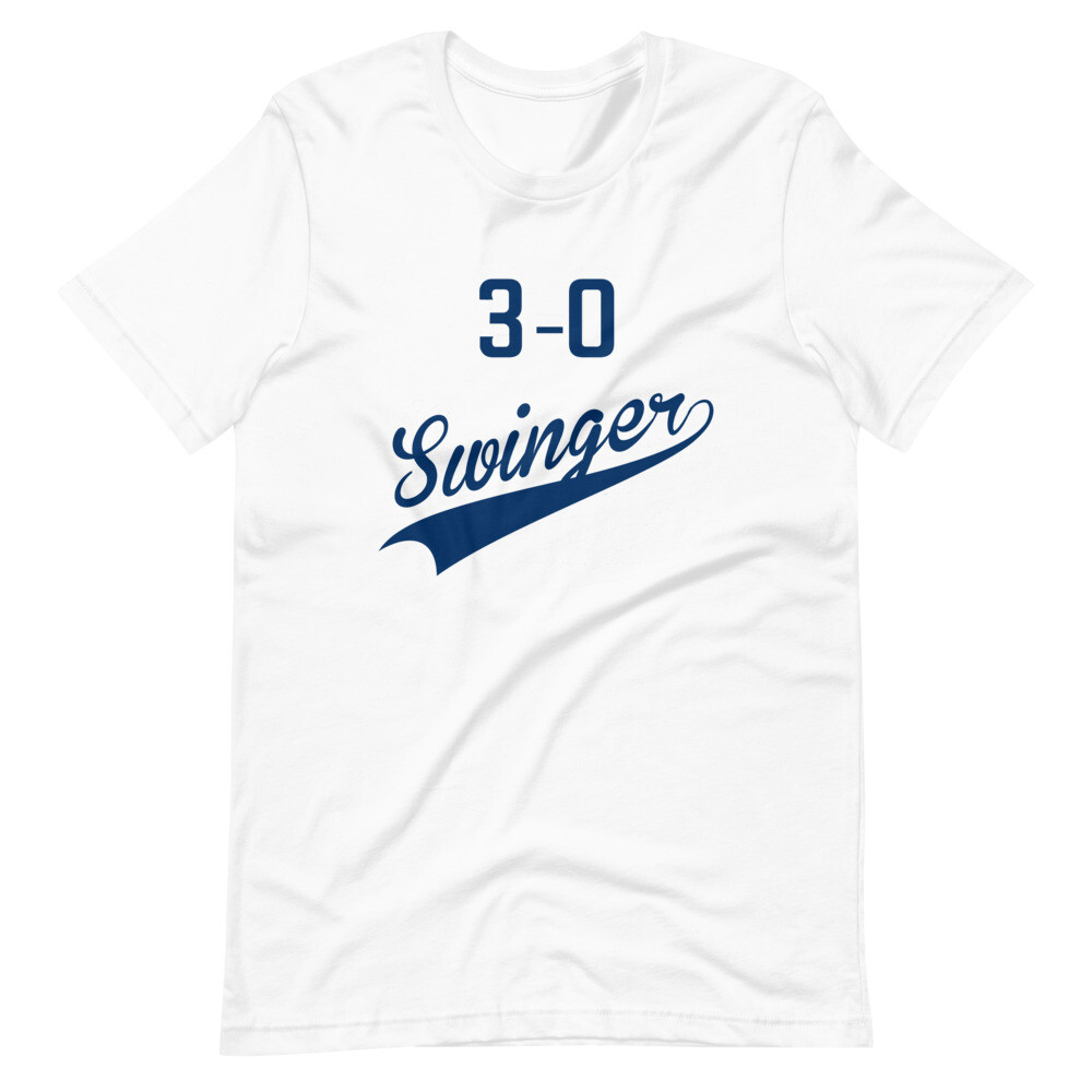 3-0 Swinger Fernando Tatis San Diego Padres Baseball T-shirt – Navy Text