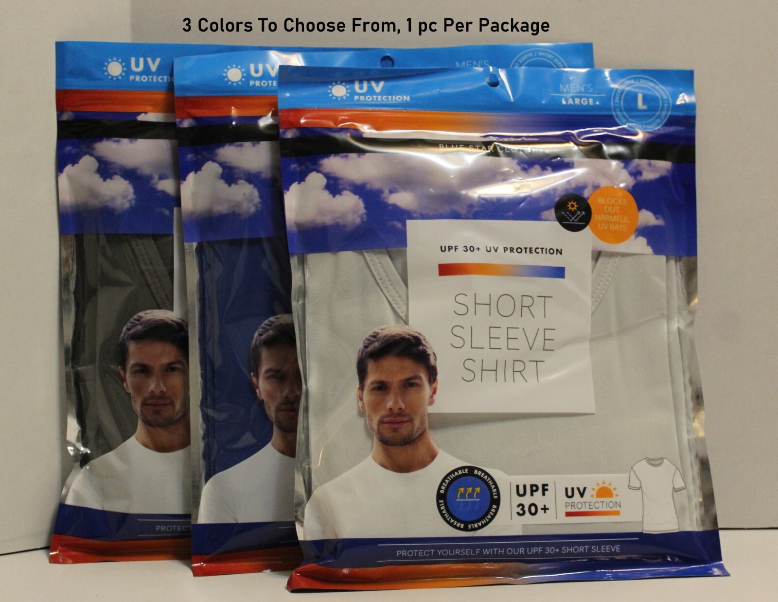 Blur Star Clothing Short Sleeve UPF 30+ Protection T-Shirt Sizes & Colors Vary gallery