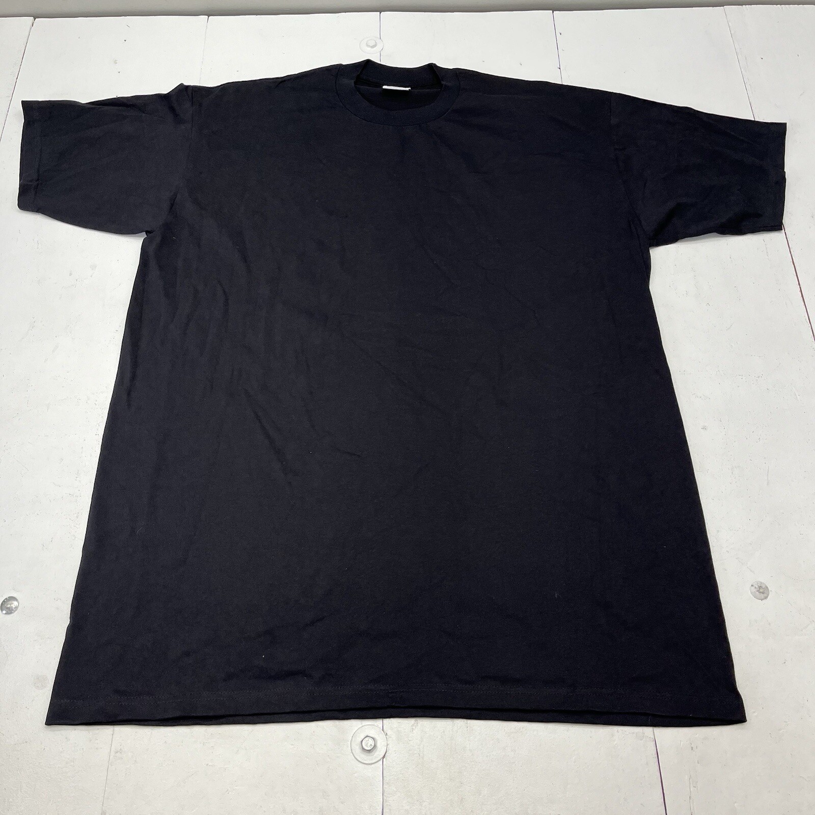 Pro Club Heavyweight Black Made In USA 100% Cotton T-Shirt Mens Size 4XL gallery