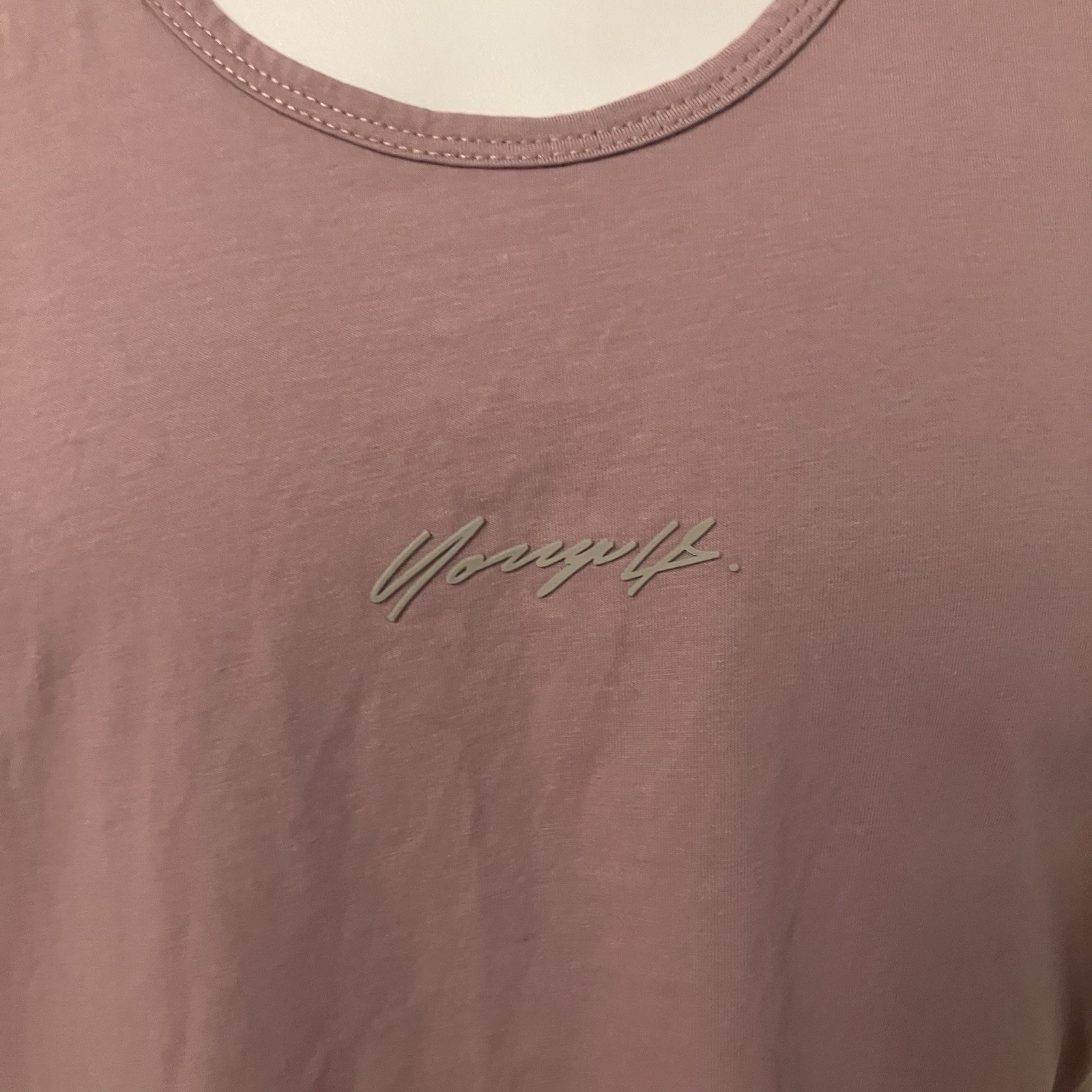 YoungLA Scoop Neck Tank Top Sleeveless T Shirt Purple Sz Medium Men’s Women’s gallery