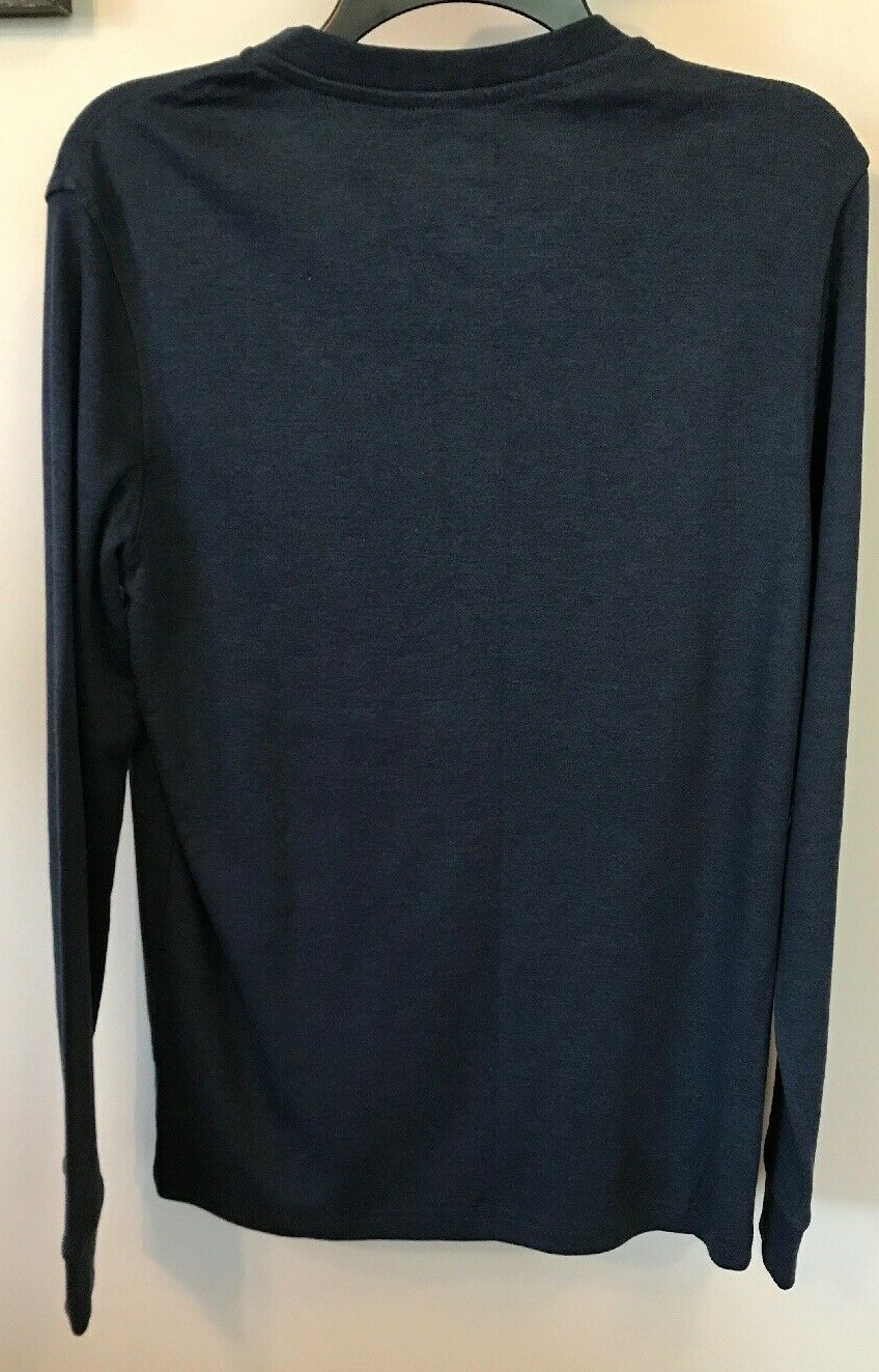 Sonoma Easy Care Henley-Lightweight-Blue- Men's Size S - NEW $30 gallery
