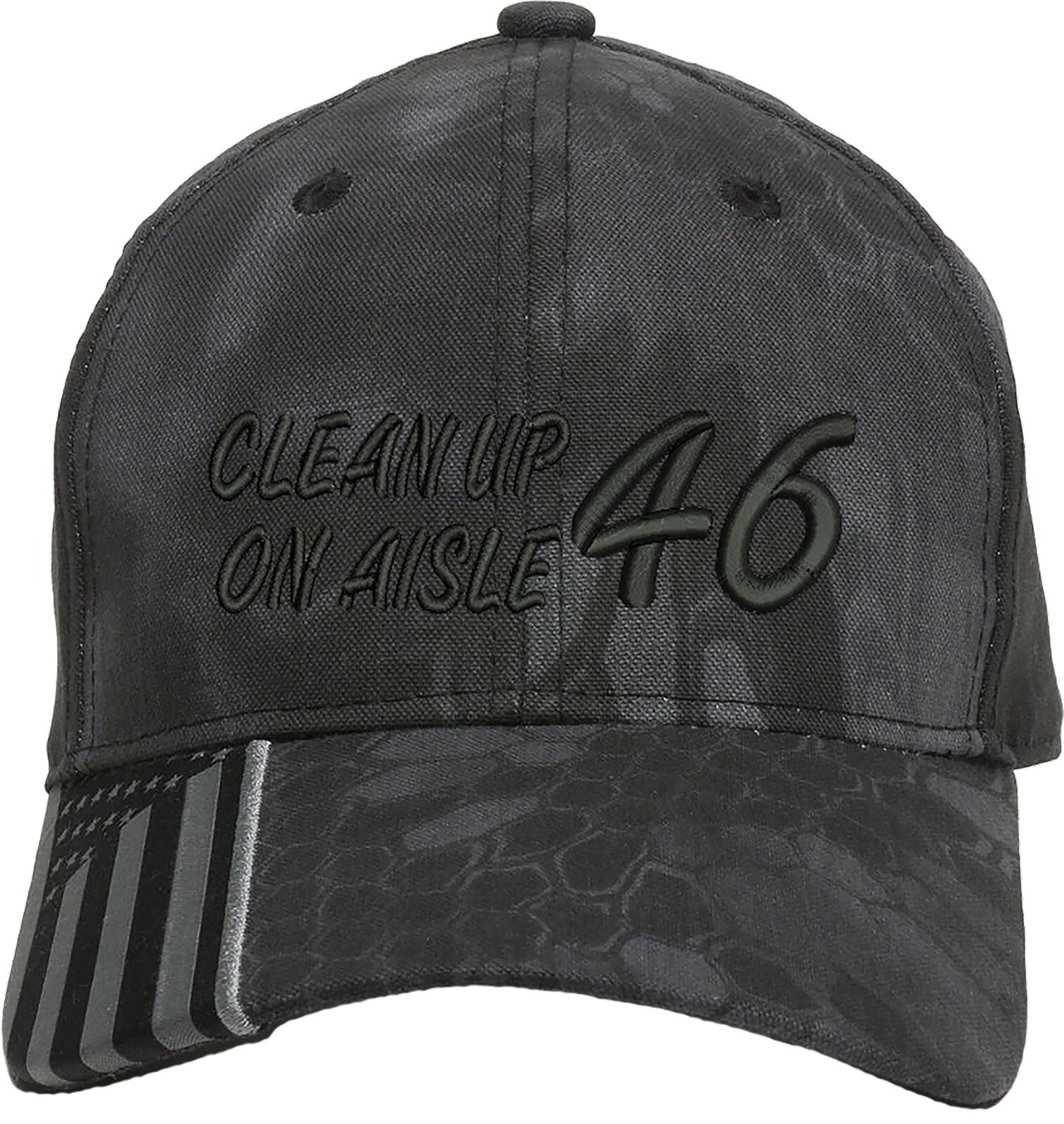 Cleanup on Aisle 46 Embroidered Structured Adjustable One Size Fits All US Flag gallery