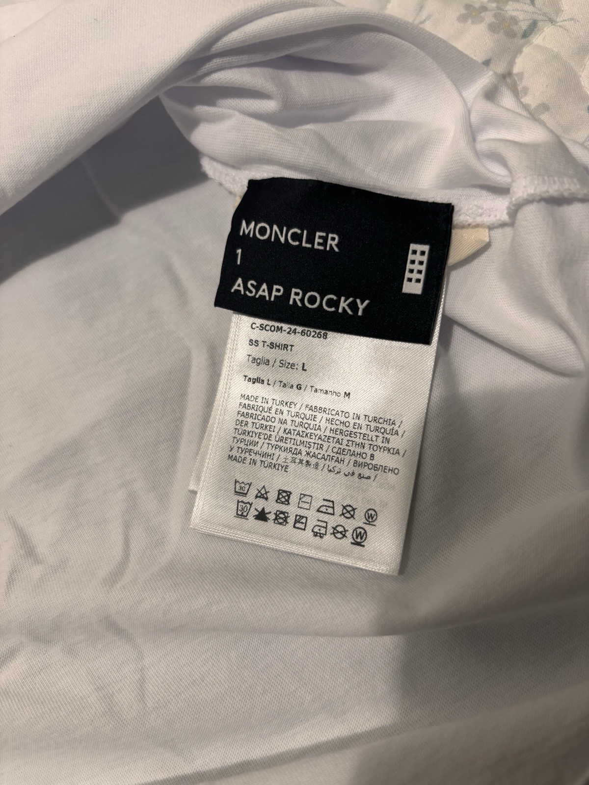 Moncler x ASAP Rocky Cotton T-Shirt Size L Limited Edition gallery