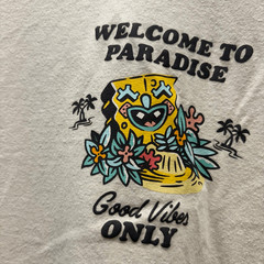 Nickelodeon L SpongeBob Square Pants Short Sleeve Puffy T-Shirt Bikini Bottom