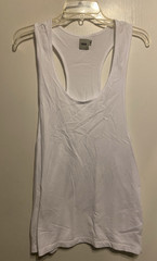 ASOS Men’s Racerback tank top deep cut arm openings White Size Medium NWOT