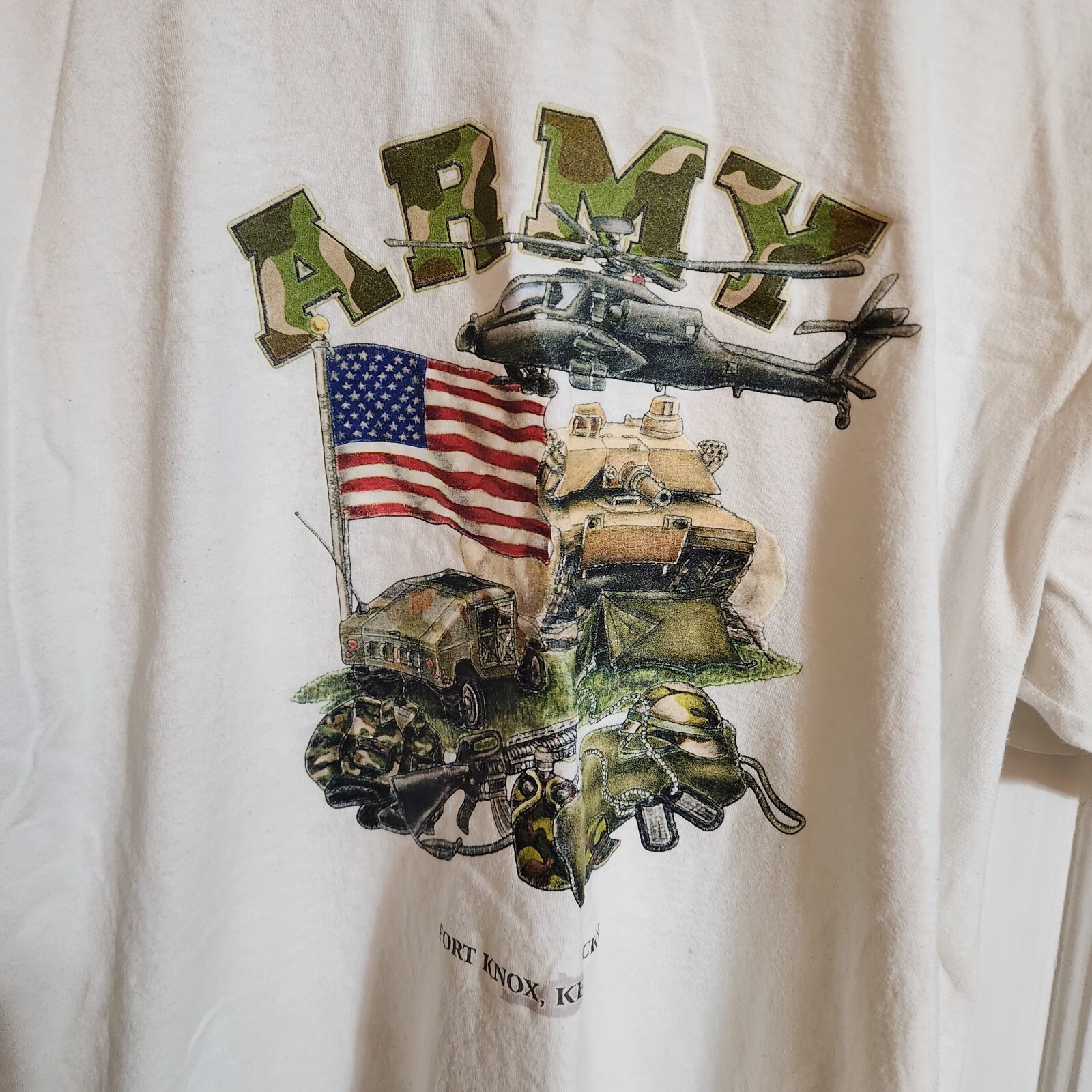Vtg Y2K Ft. Knox Kentucky U.S. Army T-Shirt Size XL gallery