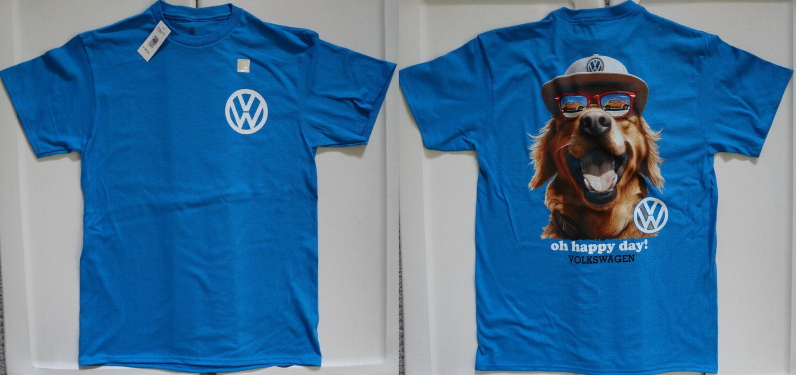 Volkswagen Bettle VW Oh Happy Day Dog Officially Licensed T-Shirt gallery