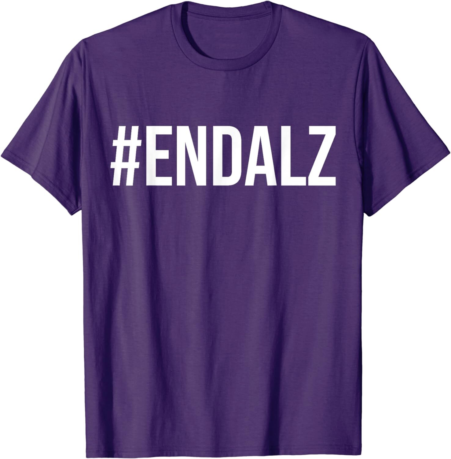 Alzheimer’s Awareness Purple Ribbon Dementia Love Unisex T-Shirt