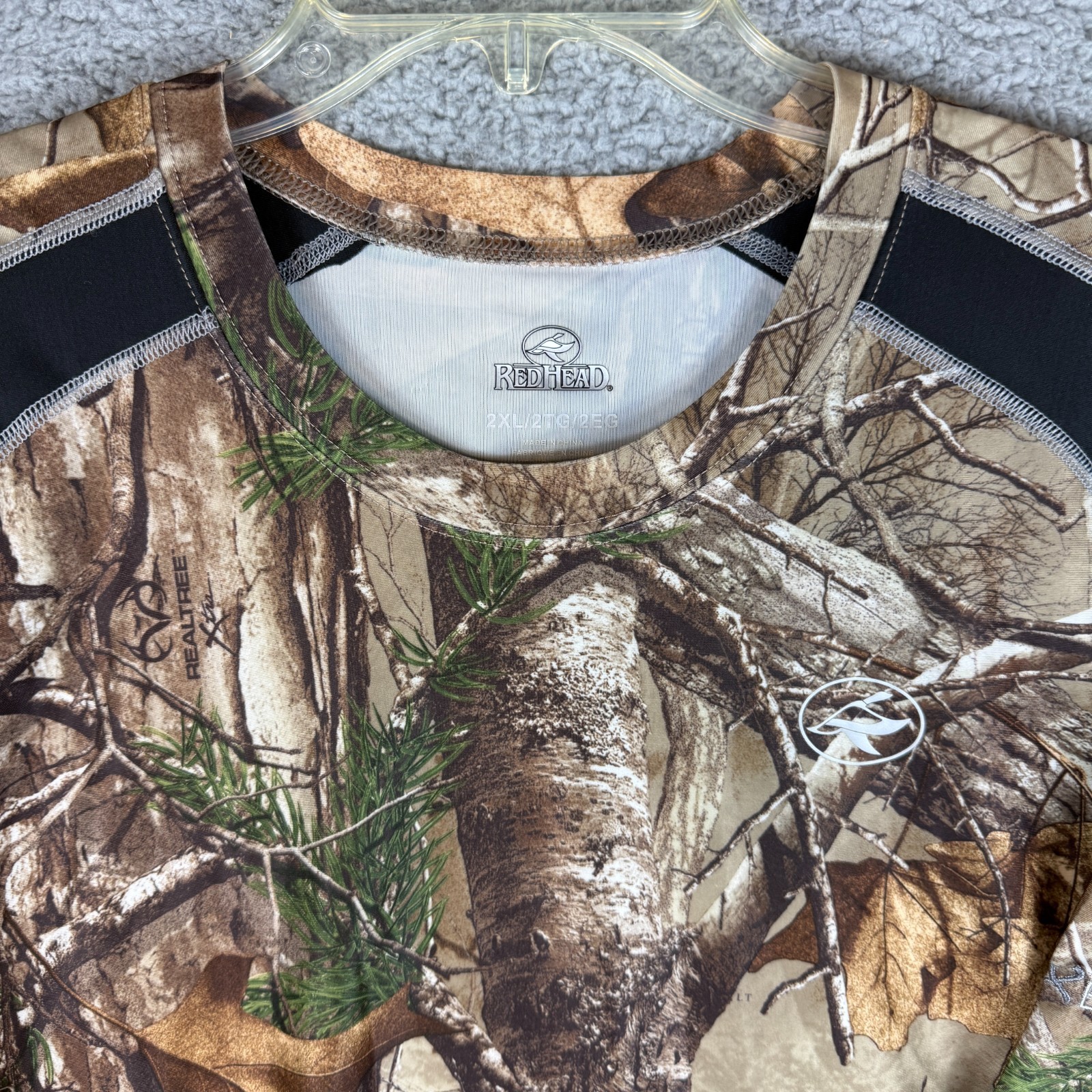 RedHead AXE Enduraskin Realtree Camouflage Hunting Shirt 2XL Performance Tee gallery
