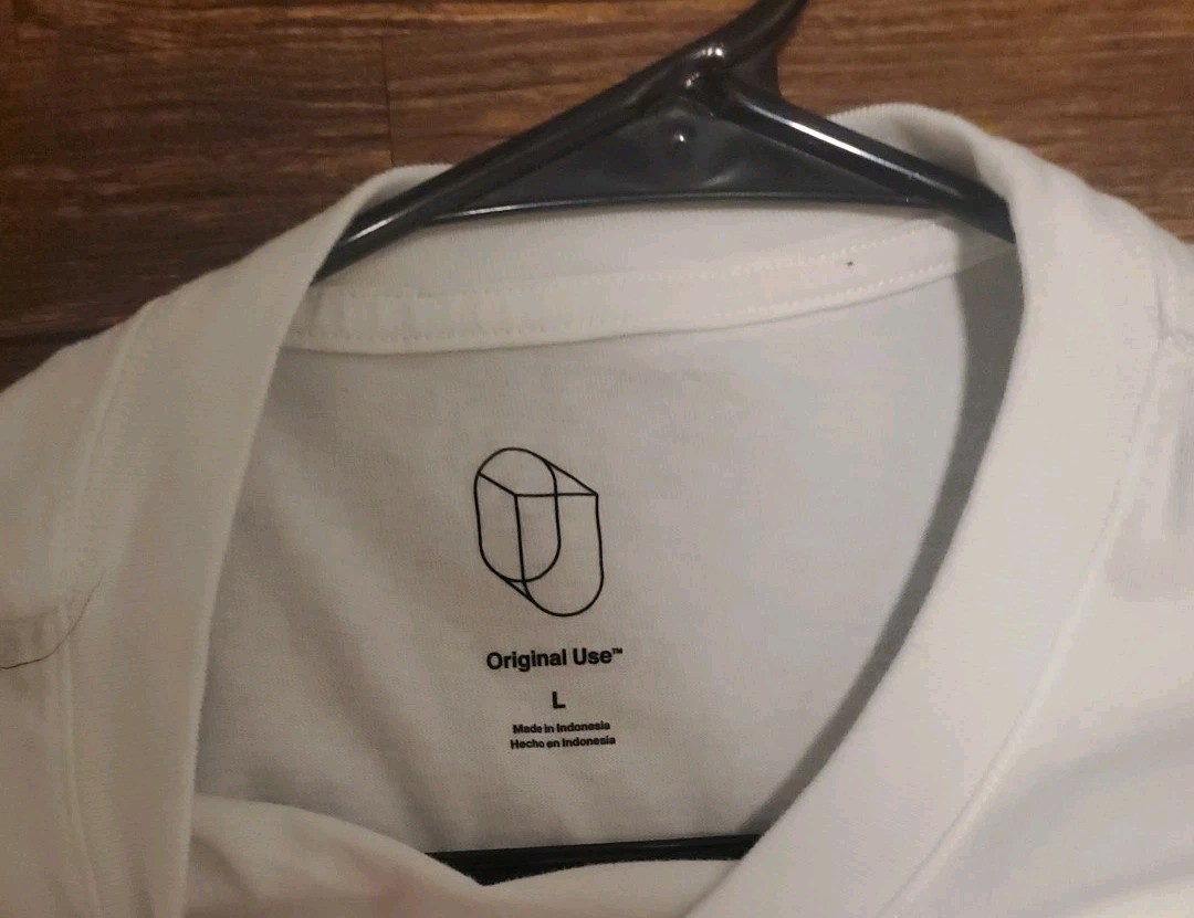 Original Use Men's T-Shirt, XL - White - long sleeve No Imperfections gallery
