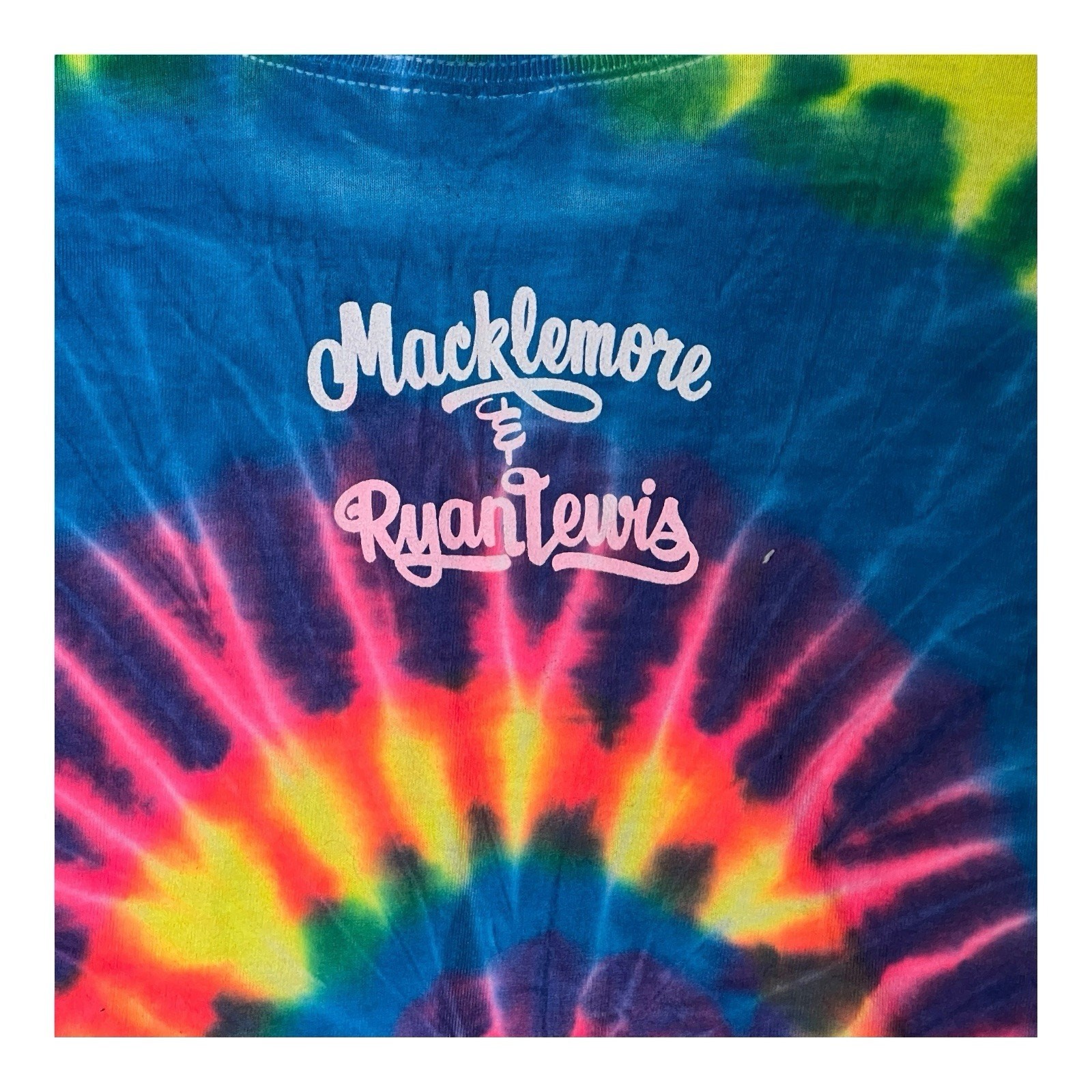 Same Love Macklemore Ryan Lewis Tye-dye Graphic Concert Tee Tshirt XL Pride Y2K gallery