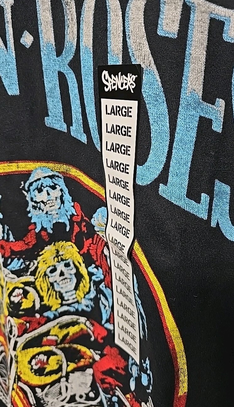 Guns N Roses Appetite Destruction T-Shirt SZ Large $26.99 Retail (Hang) gallery