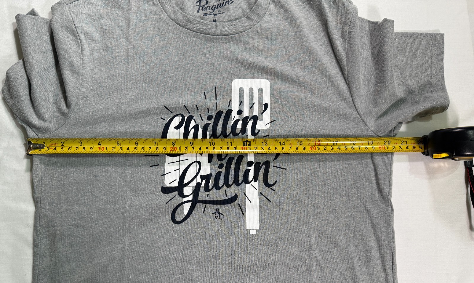 Original Penguin "Chillin' n Grillin" Spatula Logo NWT Graphic Tee Shirt Size M gallery