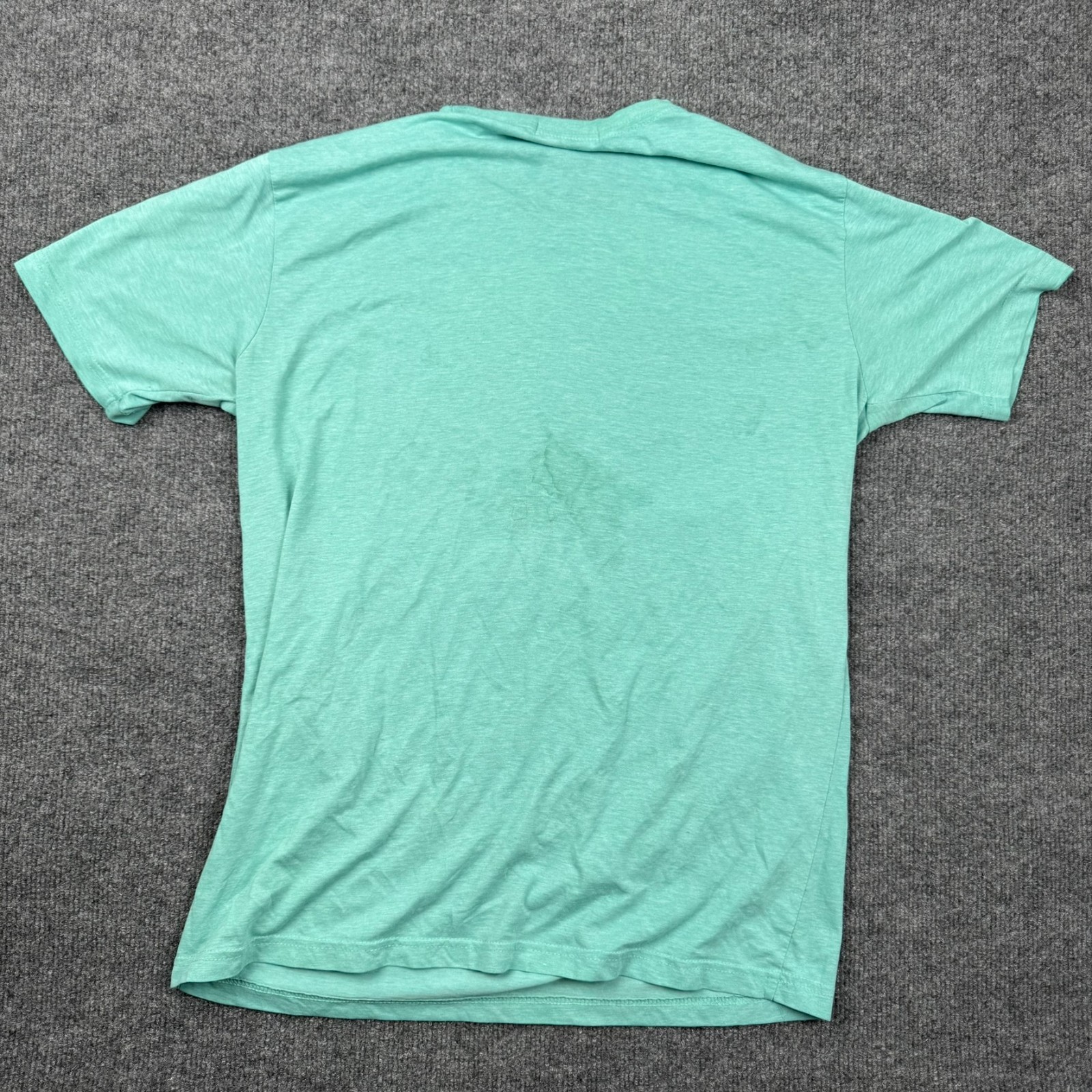 Array The Original Sports T-Shirt Men XXL Fits Large Teal Graphic Stained AS IS gallery