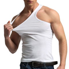 2 , 6 Packs Men’s Basic A-Shirts 100% Cotton Size Up to 4XL