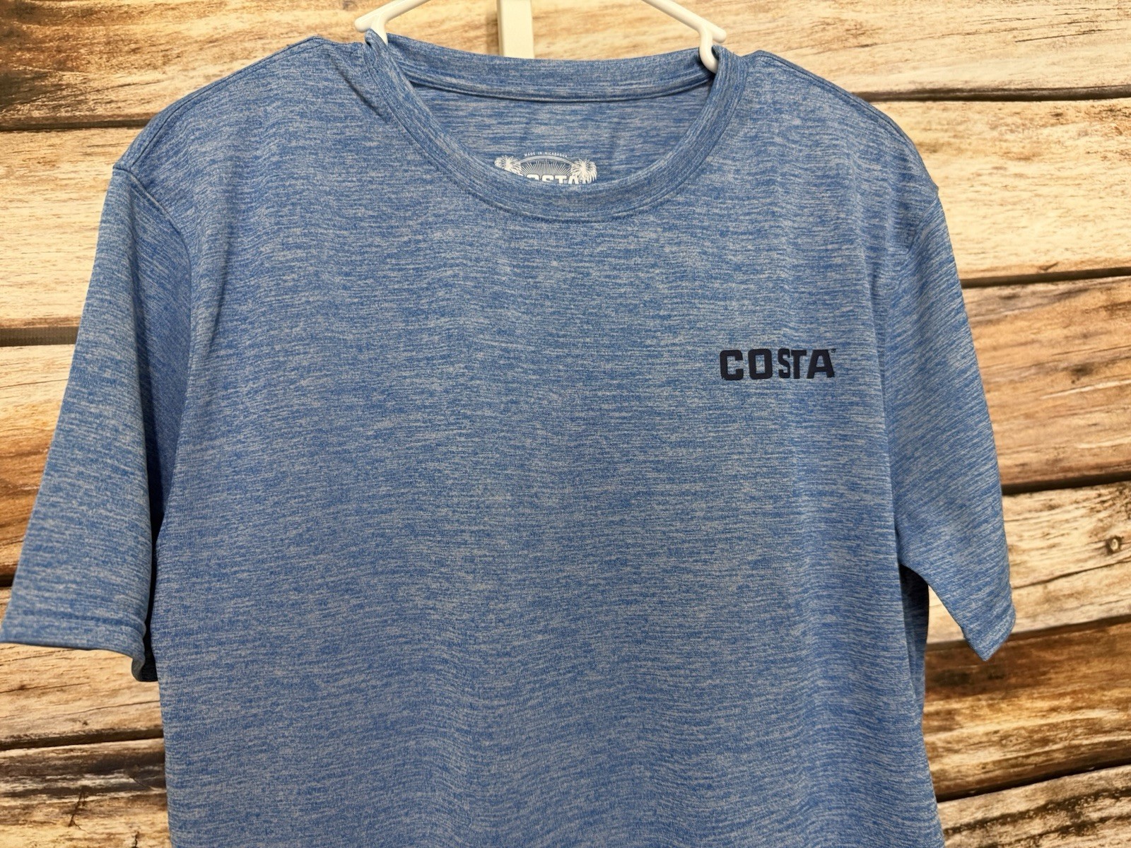 NWT Costa Del Mar Technical Insignia Sailfish T-Shirt in Royal Blue Medium gallery