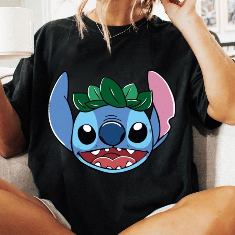 Stitch Lilo Big Face Shirt, Retro Stitch Shirt gallery