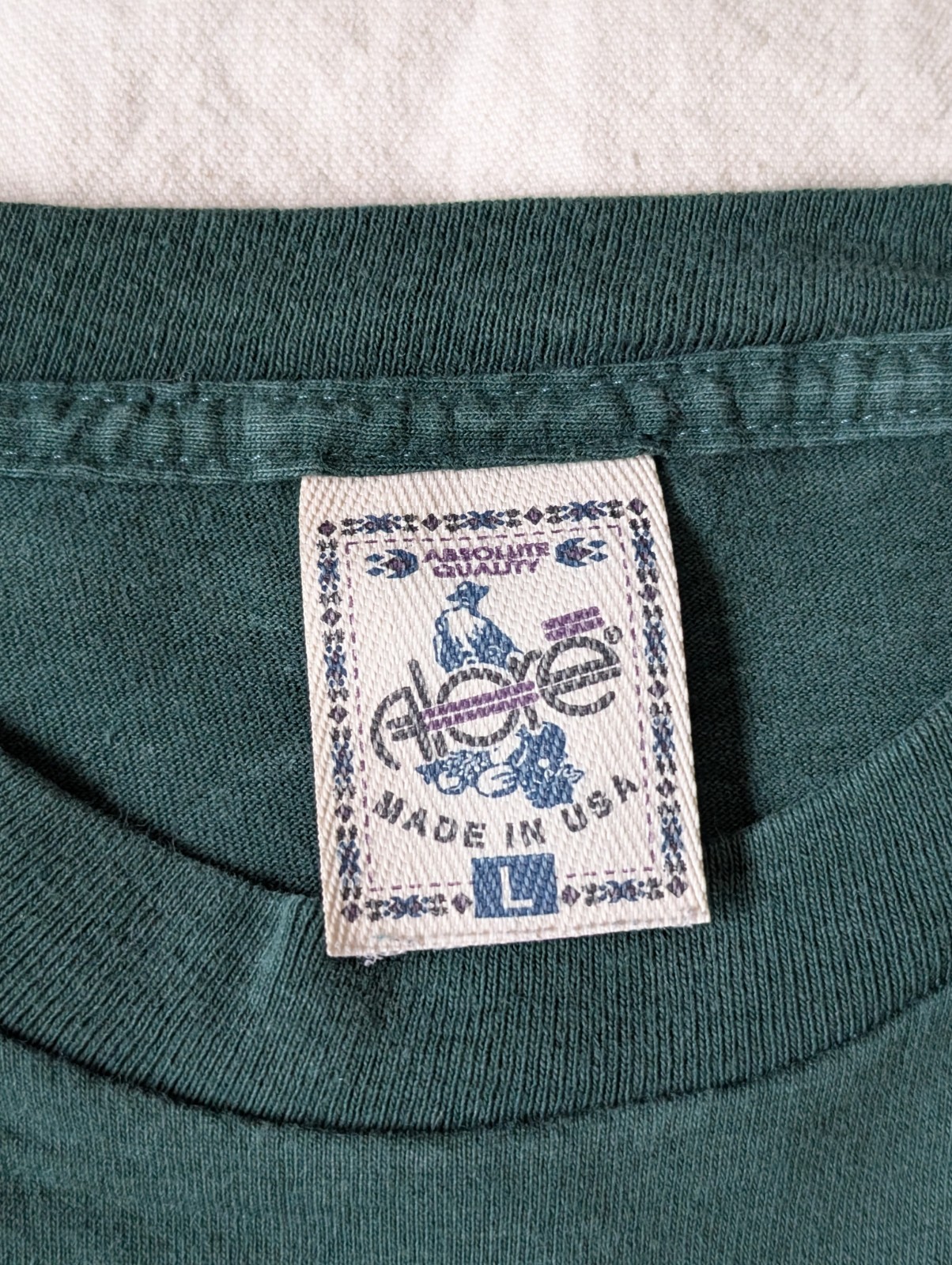 Vintage 1999 Koala Animal Nature Single Stitch Green Tee Alore Size USA Large gallery