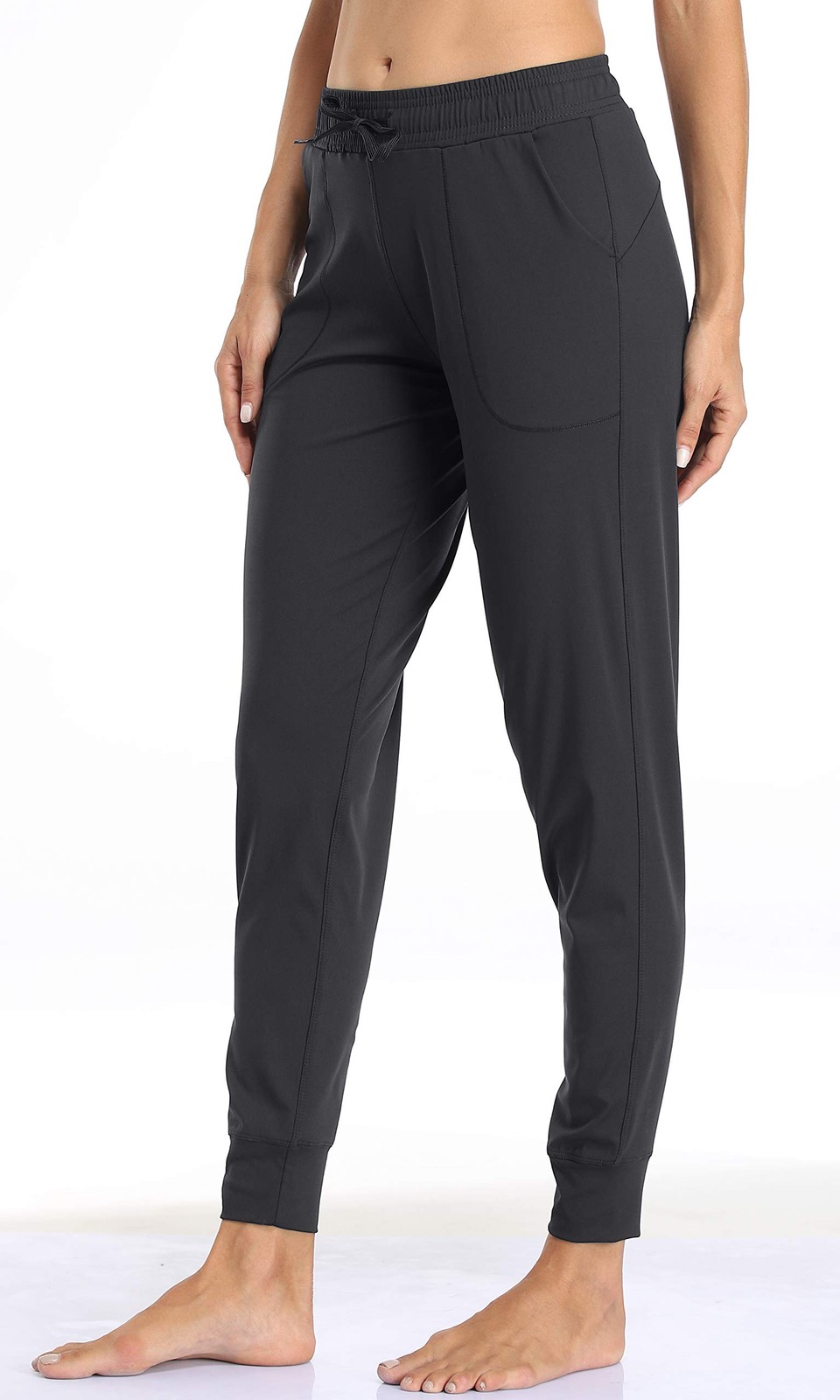 Women's Joggers High Waist Yoga Pockets Sweatpants Sport Workout Pants Drawst... gallery