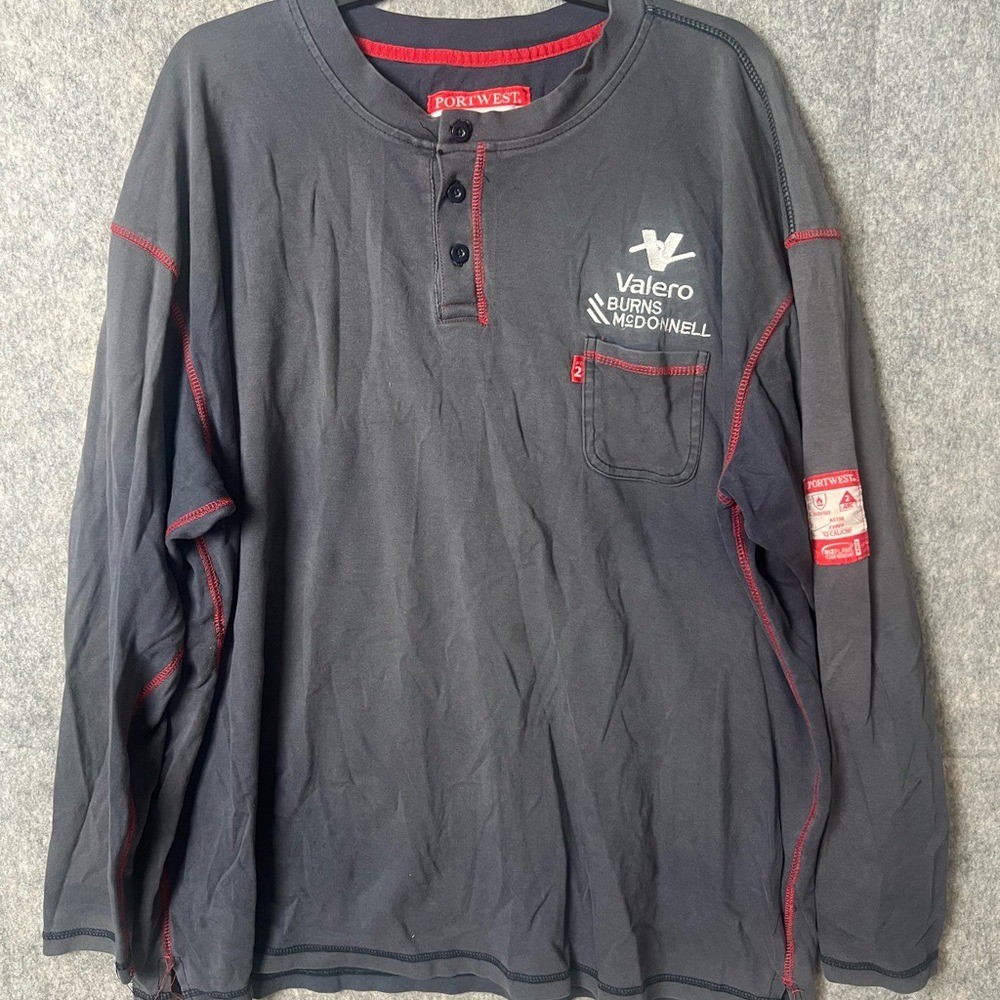 Portwest FR Flame Resistant Men 4XL long sleeve work shirt gallery