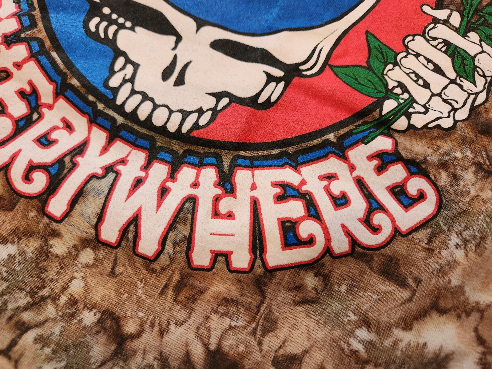 Grateful Dead We Are Everywhere Shirt M Tie Dye Double Sided Used Jerry Garcia gallery