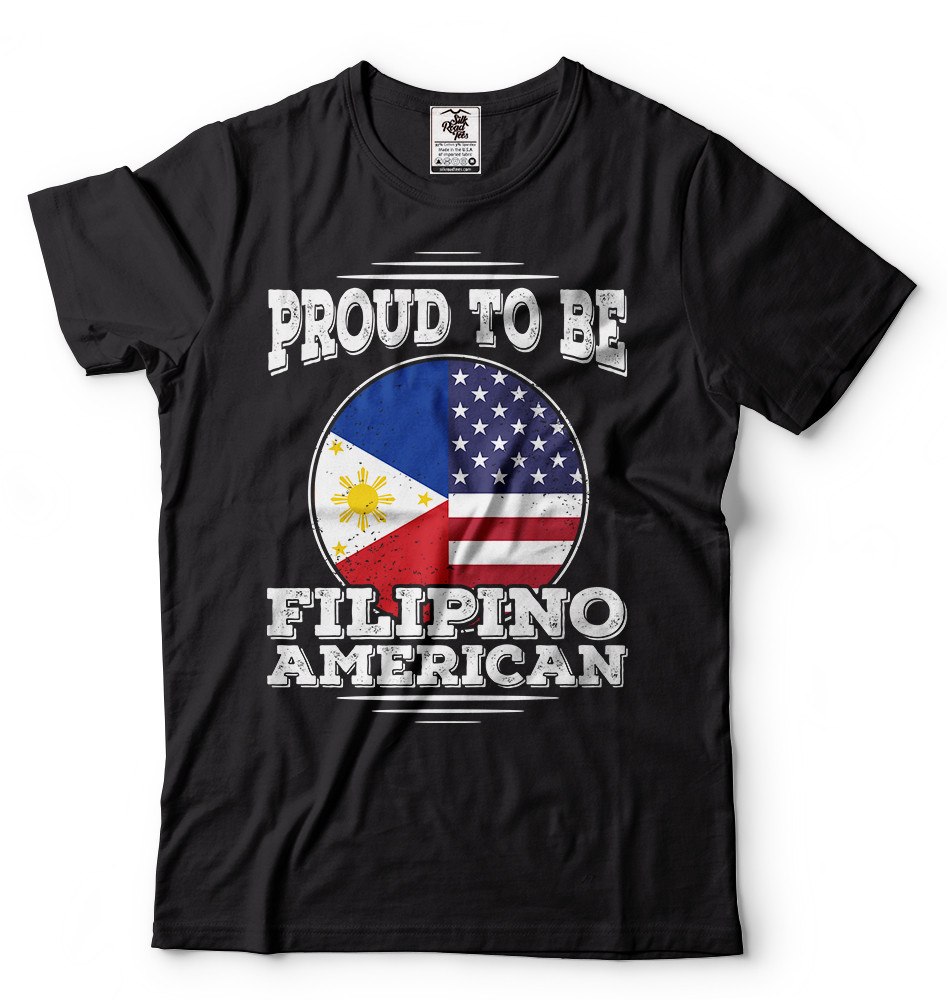 Proud To Be Filipino American Philippines Filipino Heritage T shirt gallery