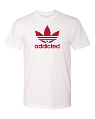 Addicted Custom Cotton Crew Neck Unisex T-Shirt New Good Quality Free Shipping!