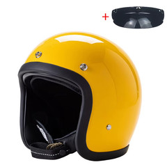 Retro 500TX Open Face Motorcycle Helmet Genuine Vintage Scooter Riding 3/4 Jet C