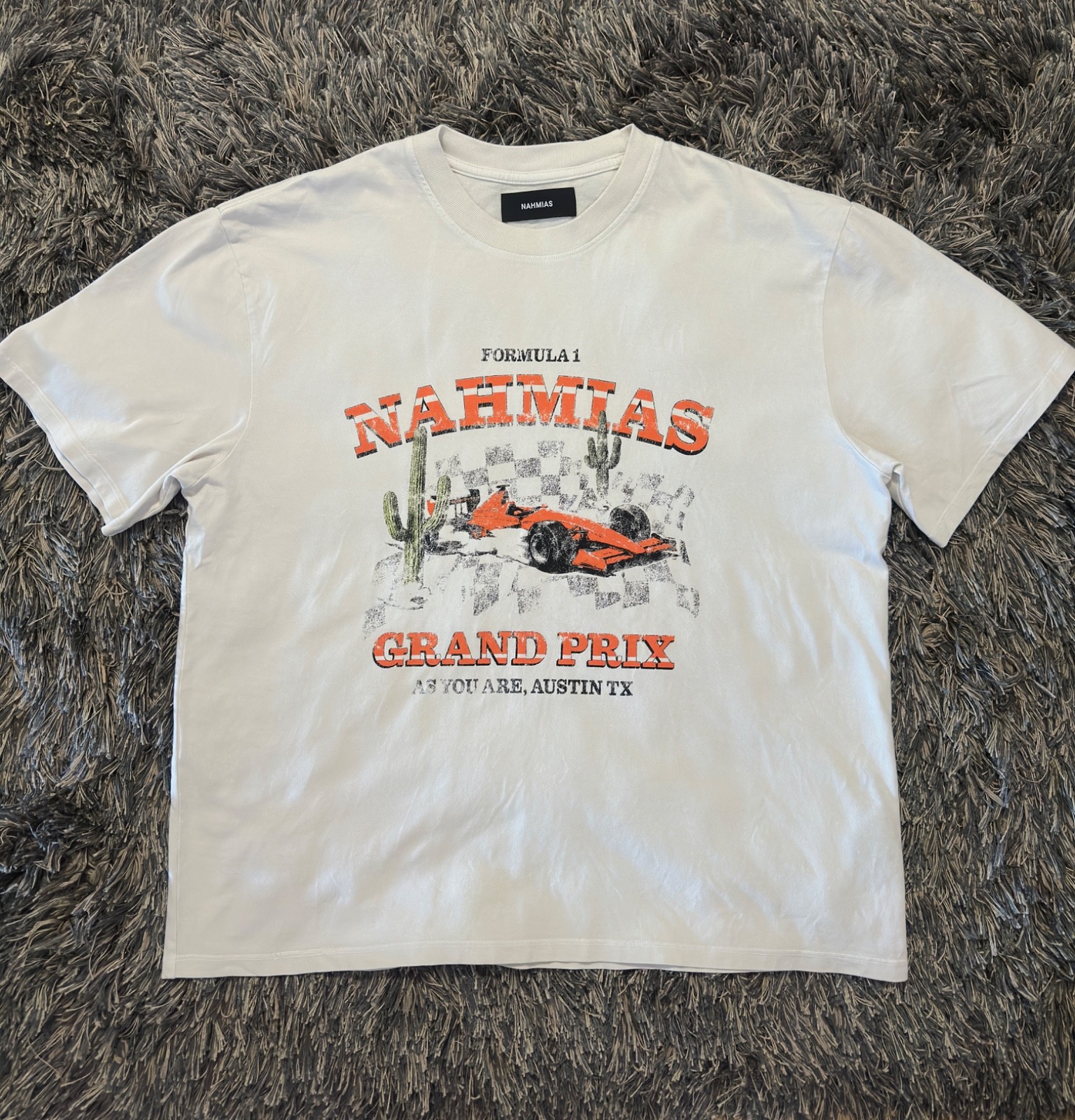 Nahmias x Austin F1 Grand Prix 2025 x As You A Small Oversized Off White T-Shirt gallery