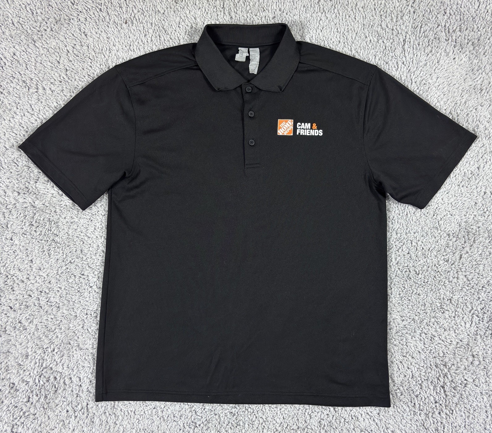 The Home Depot Cam & Friends Polo Shirt Size Medium gallery