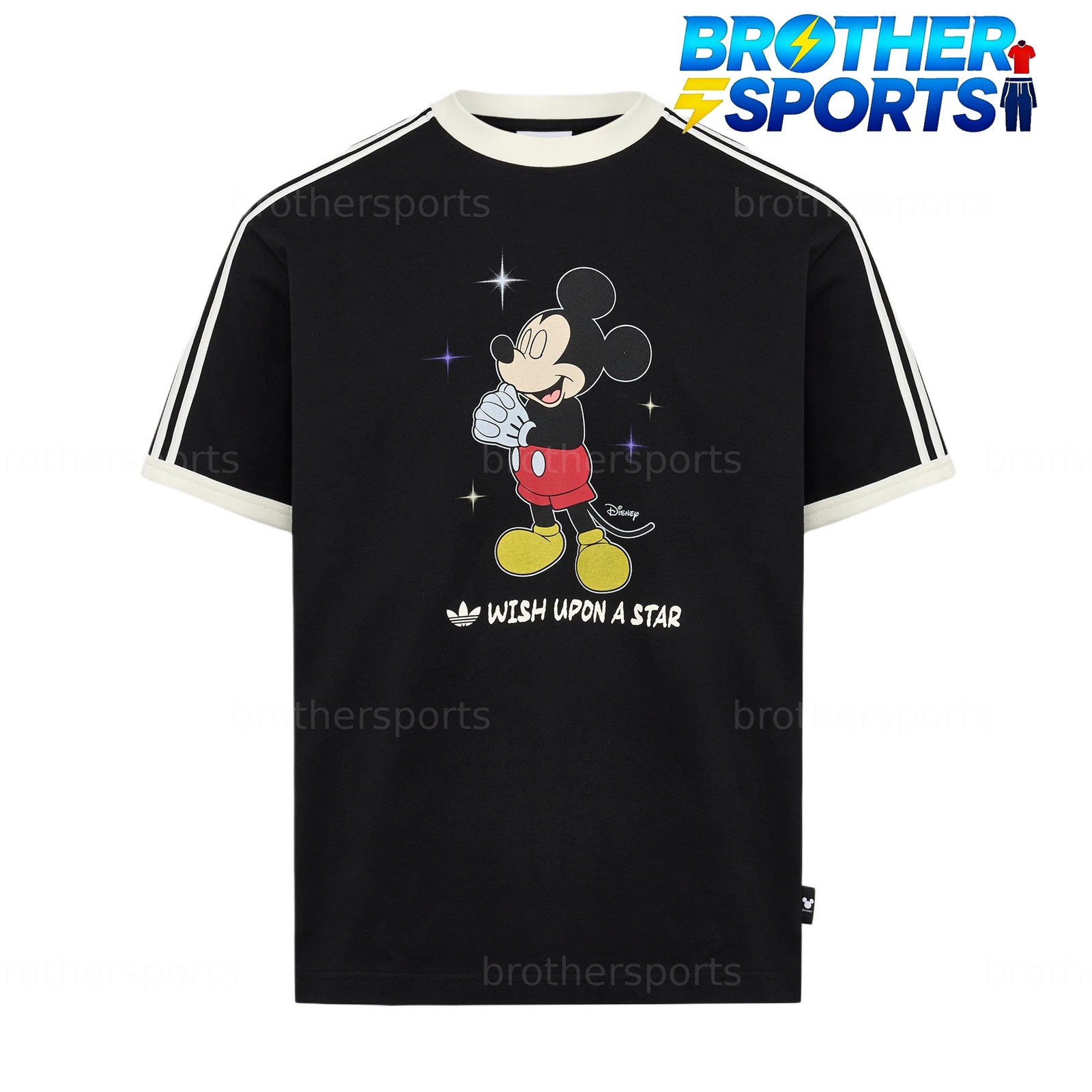 Adidas Originals X Disney T Shirts Unisex Black Crew Neck Moderate KT7774 Men