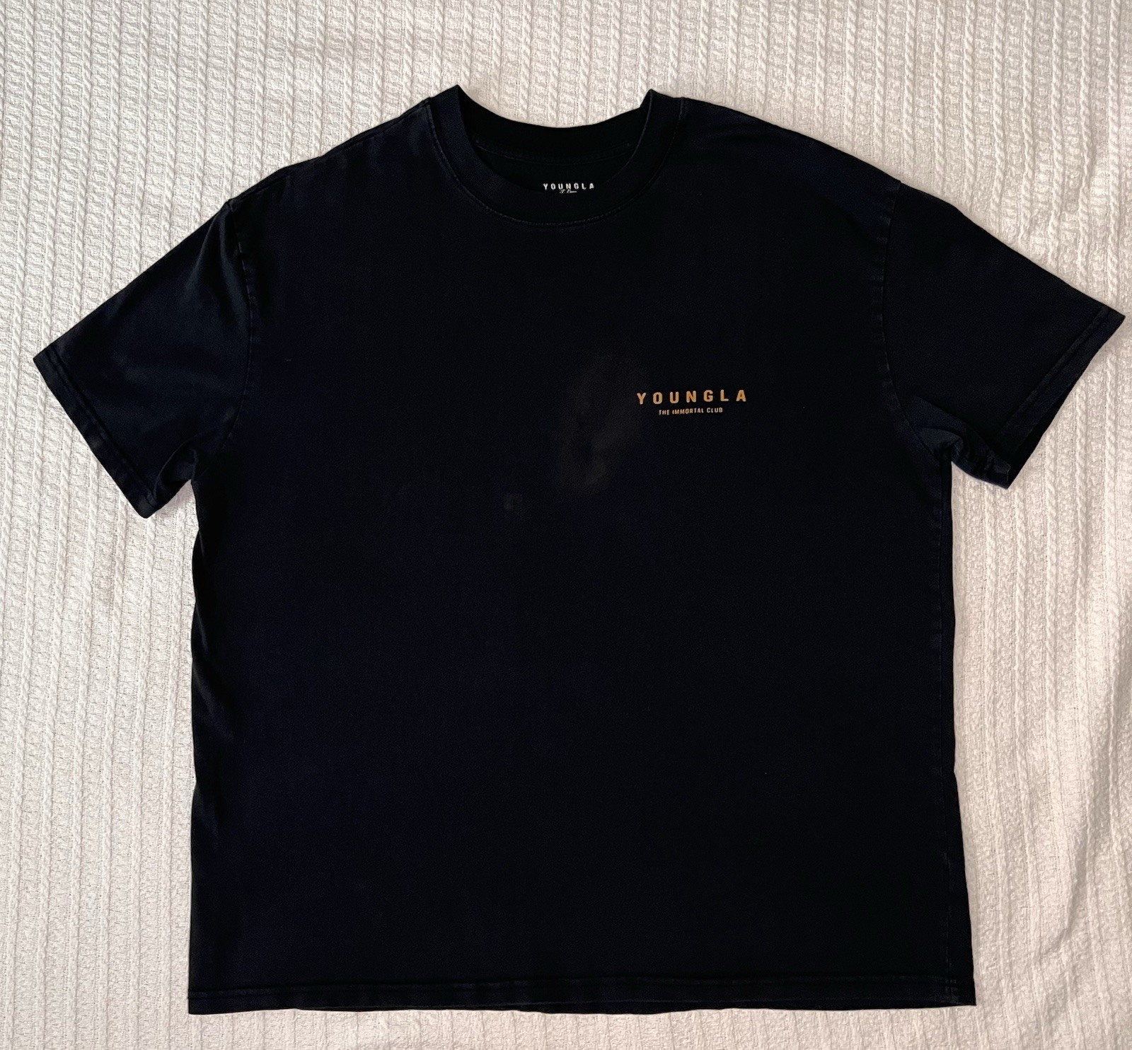 YoungLA Men’s Short Sleeve The Immortal Club Size XL 24” X 28” Tee Shirt