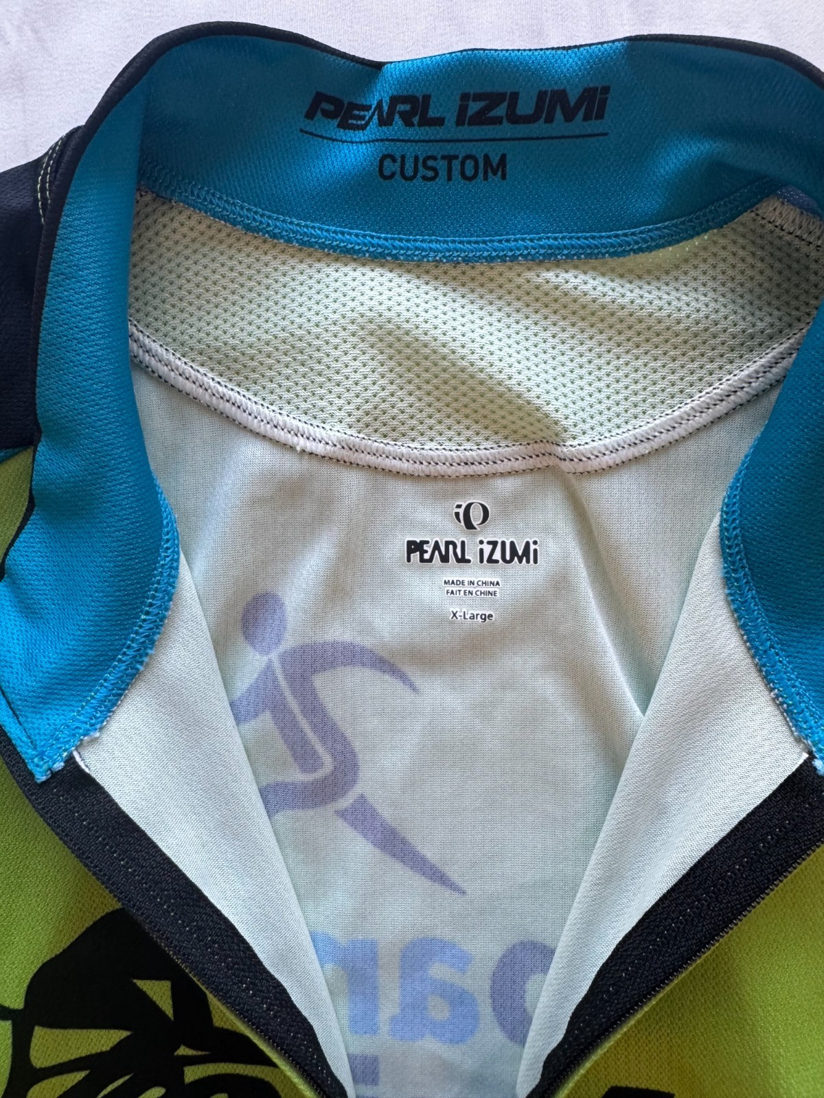 Pearl Izumi Custom Cycling Jersey Men’s XL Go Fast Multisport Full Zip Bike Shir gallery