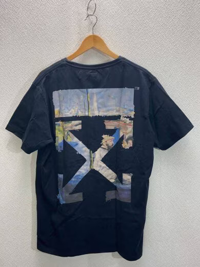 OFF-WHITE T-shirt / L / Cotton / Black / Plain / OMAA027E18185015 gallery