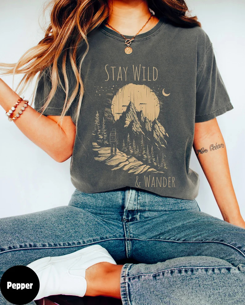 Adventure Comfort Tee Hiking Camping Outdoor Nature gallery