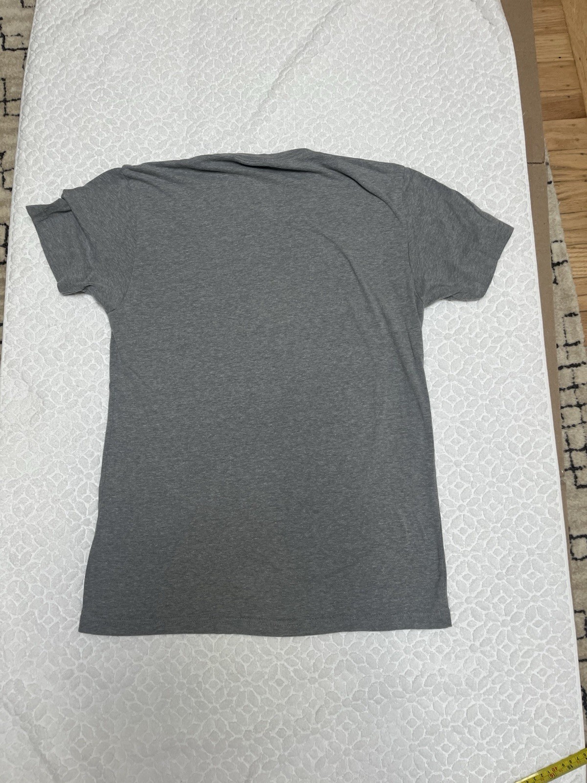 Woven grey T shirt vintage vibes Size small Short Sleeves Men’s gallery