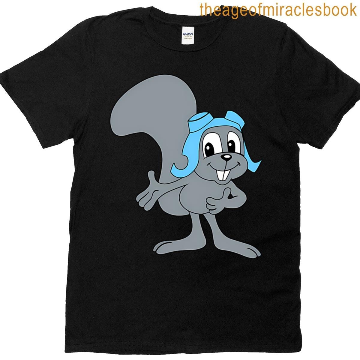 Rocky & Bullwinkle 90s Cartoon Retro Funny Of Time All Best Movie T-Shirt S-5XL gallery
