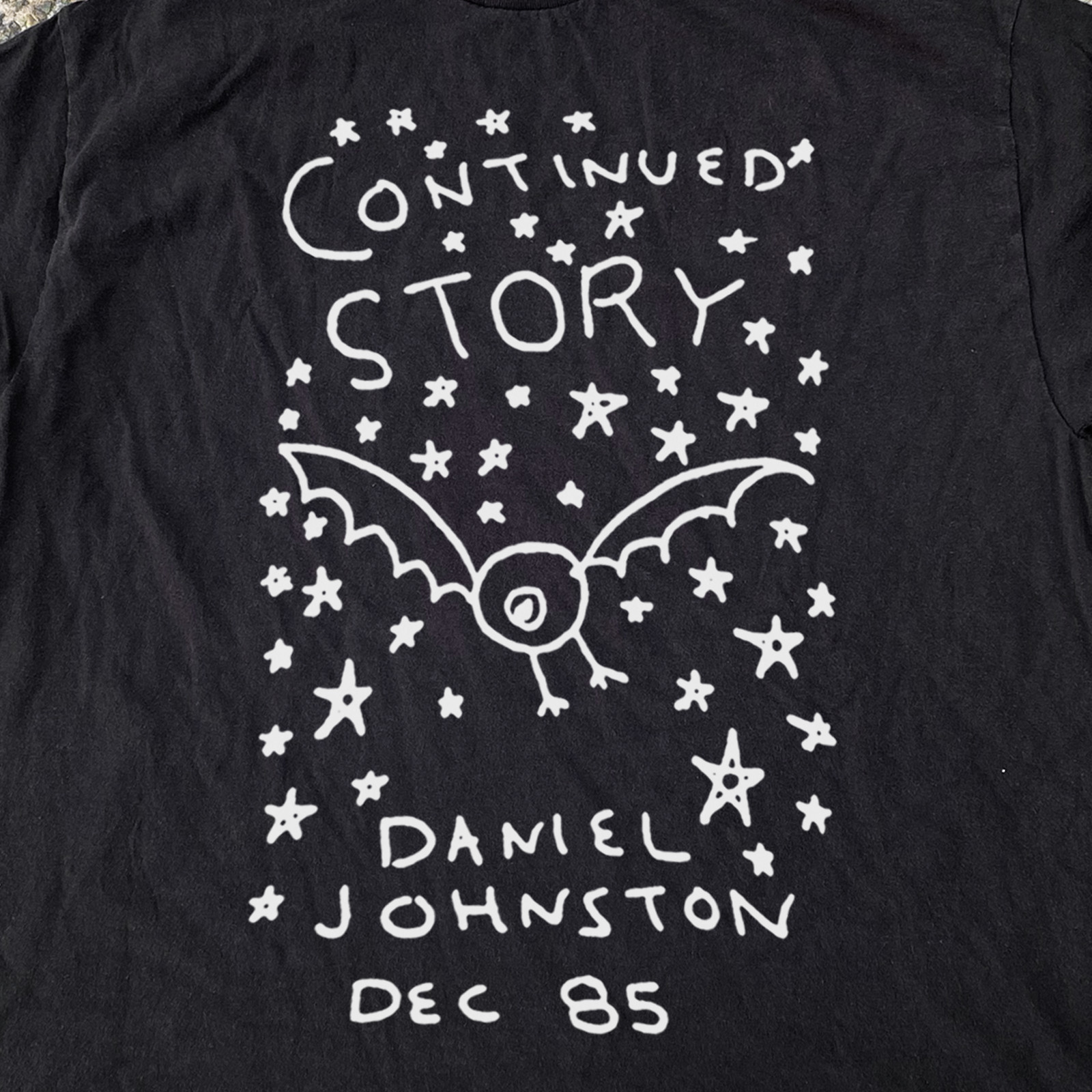 Daniel Johnston The Continued Story Promo T-Shirt Black XXL gallery