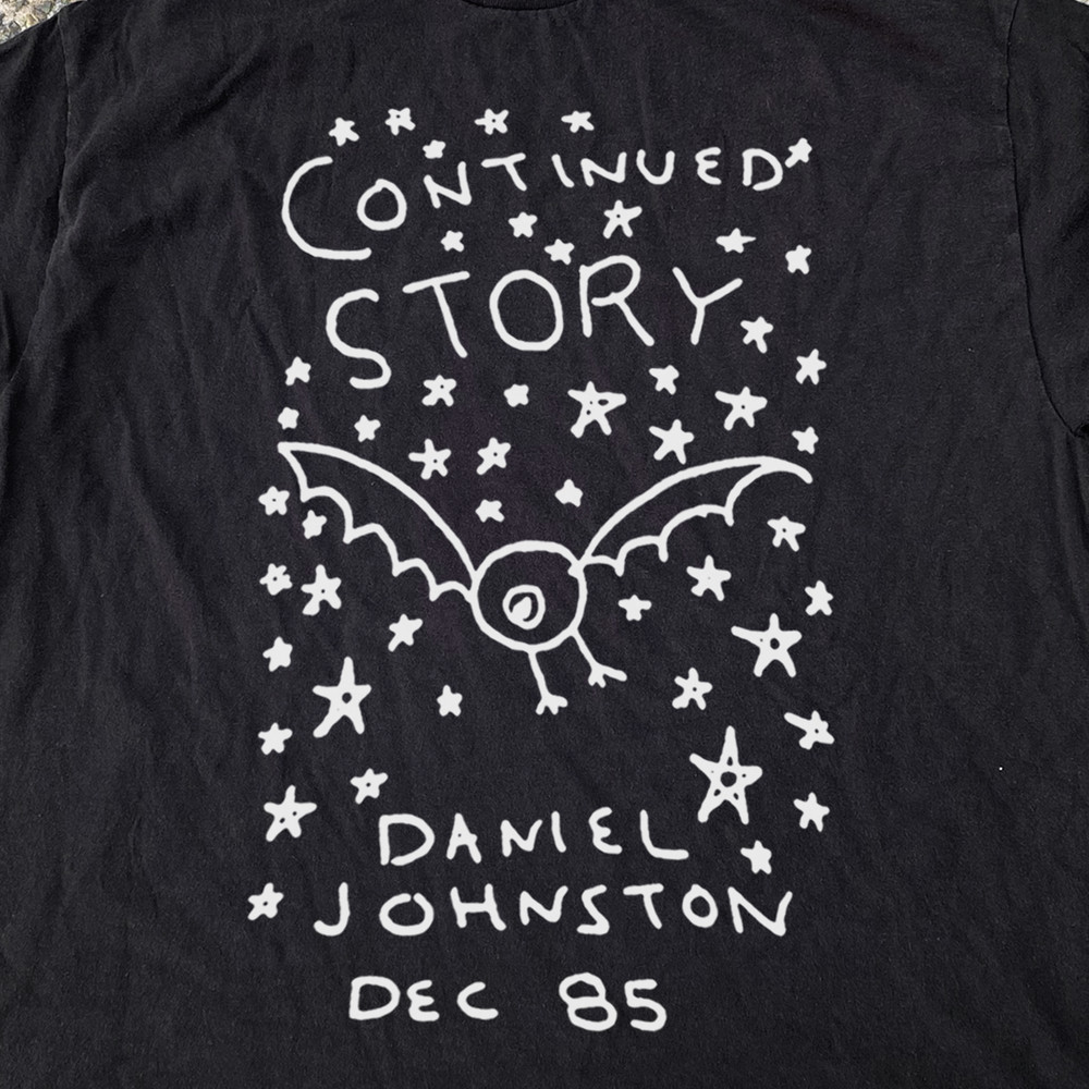 Daniel Johnston The Continued Story Aged T-Shirt Black XL