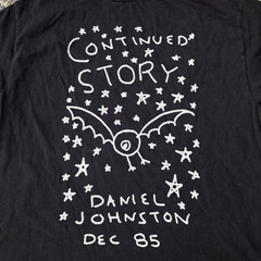 Daniel Johnston The Continued Story Aged T-Shirt Black XL