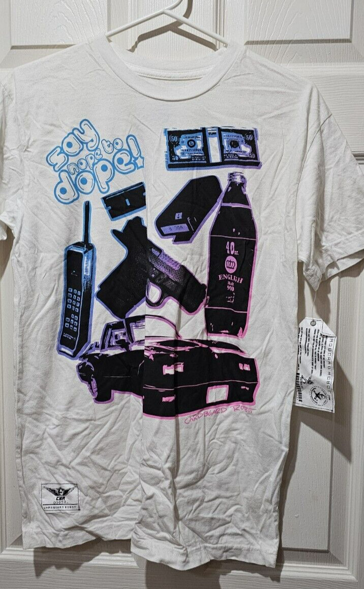 CBR Cardboard Robot Mens “Say Nope To Dope” T-shirt size M