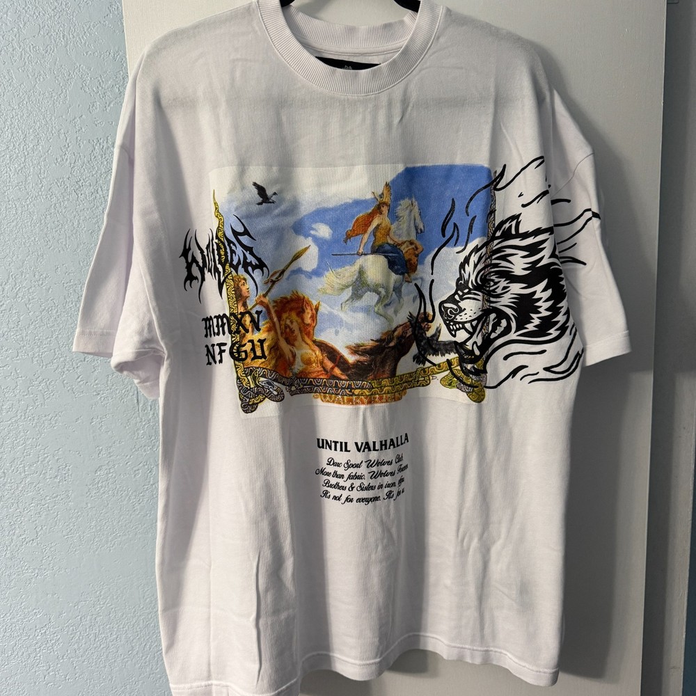 Darc Sport Until Valhalla Premium Tee – White, Size L