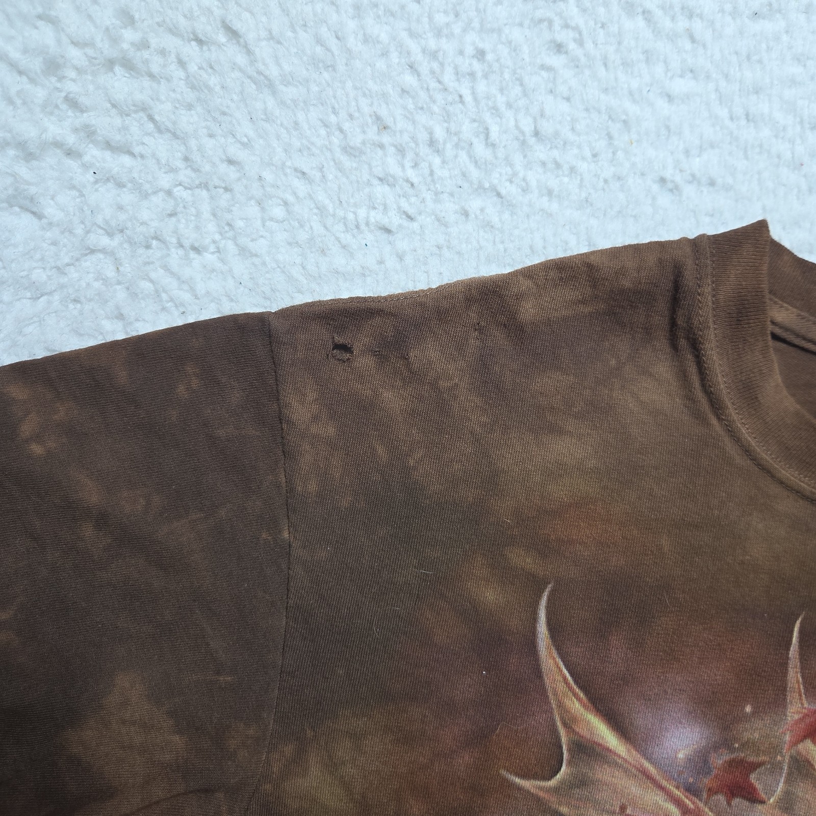 Mountain 2001 Anne Stokes Fairy Dancing Autumn Leaves Tie Dye Shirt Medium gallery