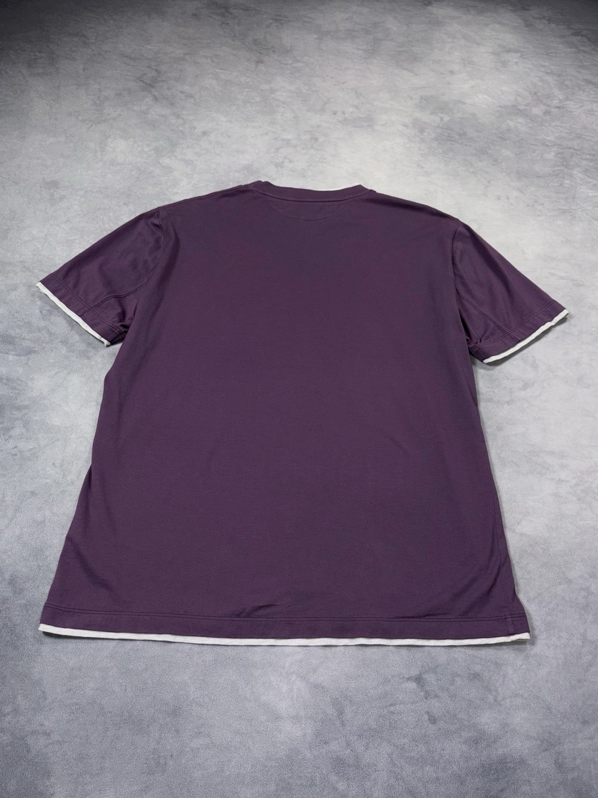 BRUNELLO CUCINELLI Luxury Casual Formal Layered Purple Vintage Shirt RRP750$+ gallery