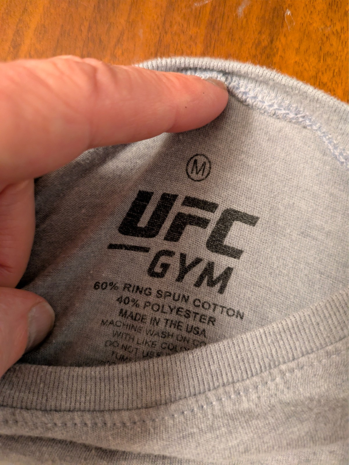 MEN'S SLEEVELESS ACTIVEWEAR SHIRT: UFC Gym Athletic Training Workout Tank Gray M gallery