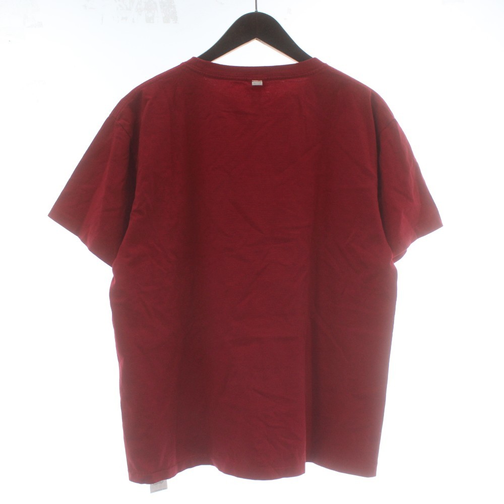 STANDARD CALIFORNIA Tshirt Cut and Sew Short Sleeve Crew Neck Plain L Red /XZ gallery
