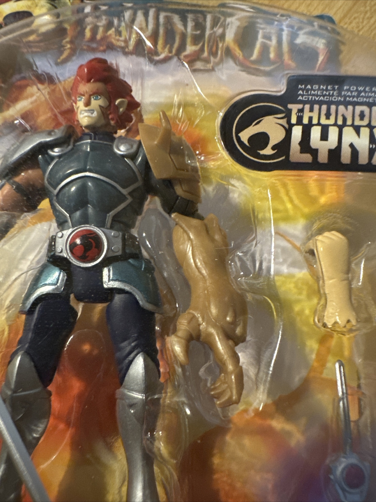 2011 Bandai ThunderCats LION-O 4” Action Figure With Sword Thunder Arm! Rare!