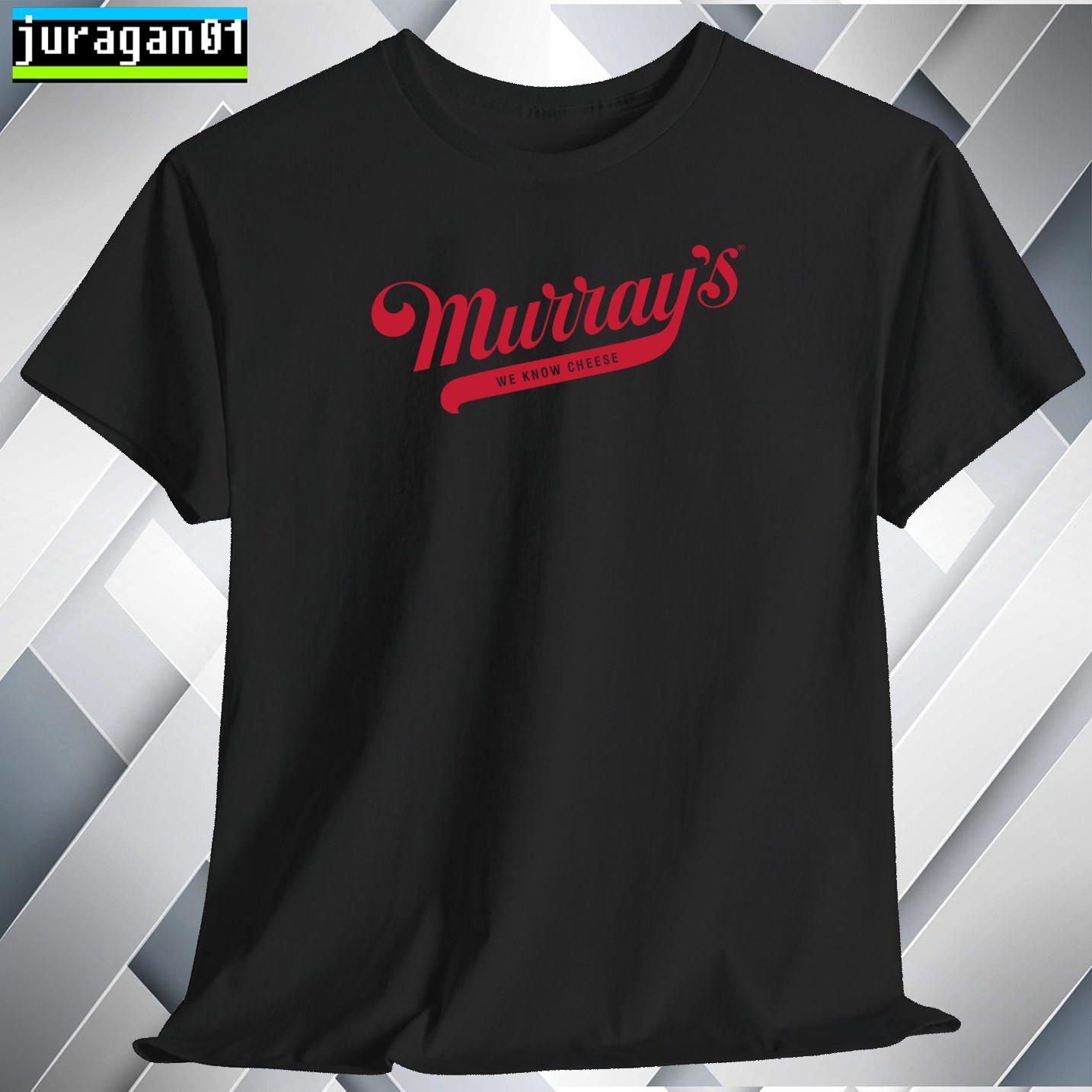 Murray's Cheese T-Shirt Logo Black/Gray/Blue/Red/White/Choc S to 5XL Made in USA gallery