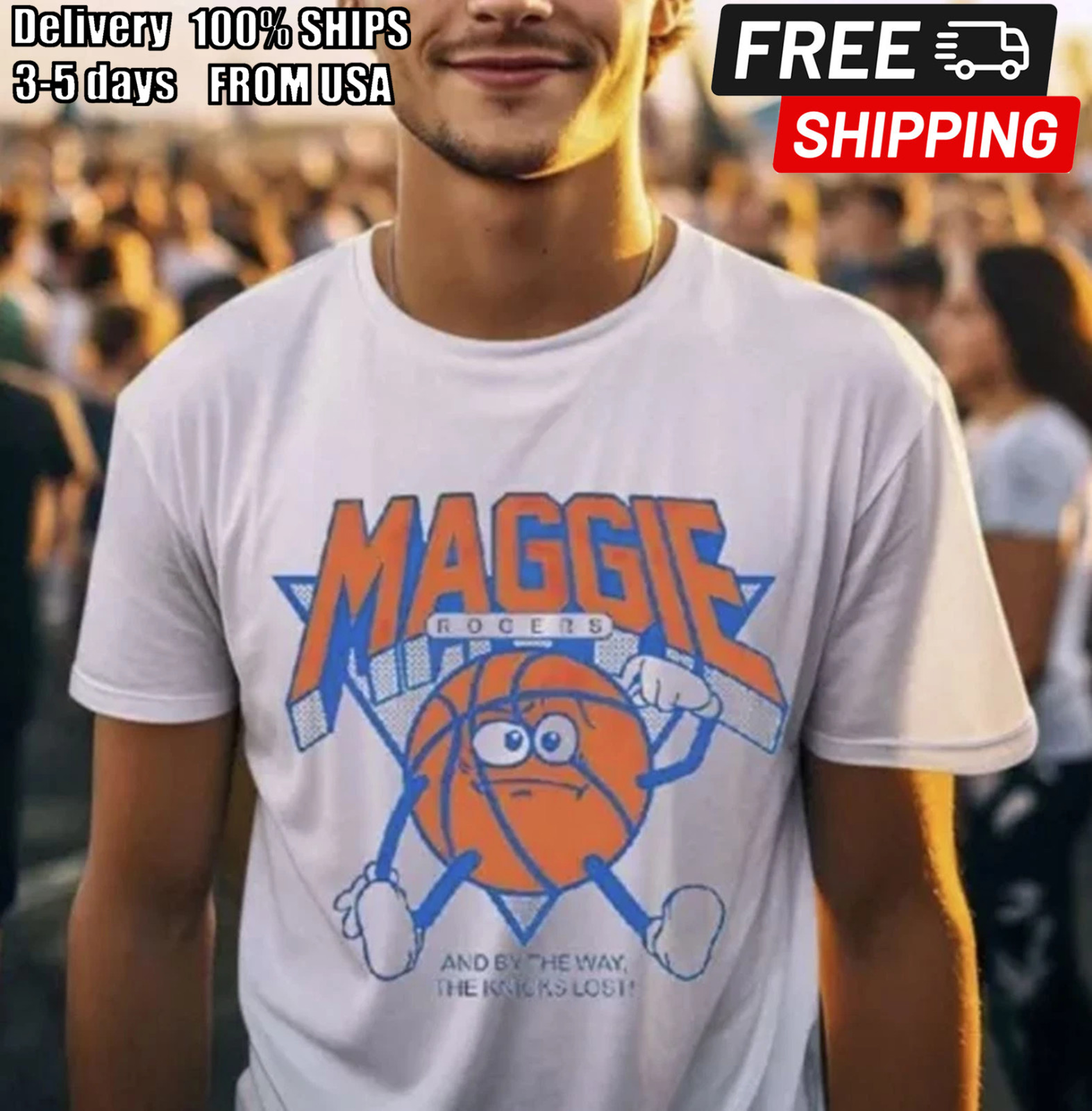 Knicks Maggie Rogers And By The Way The Knicks Lost Shirt gallery